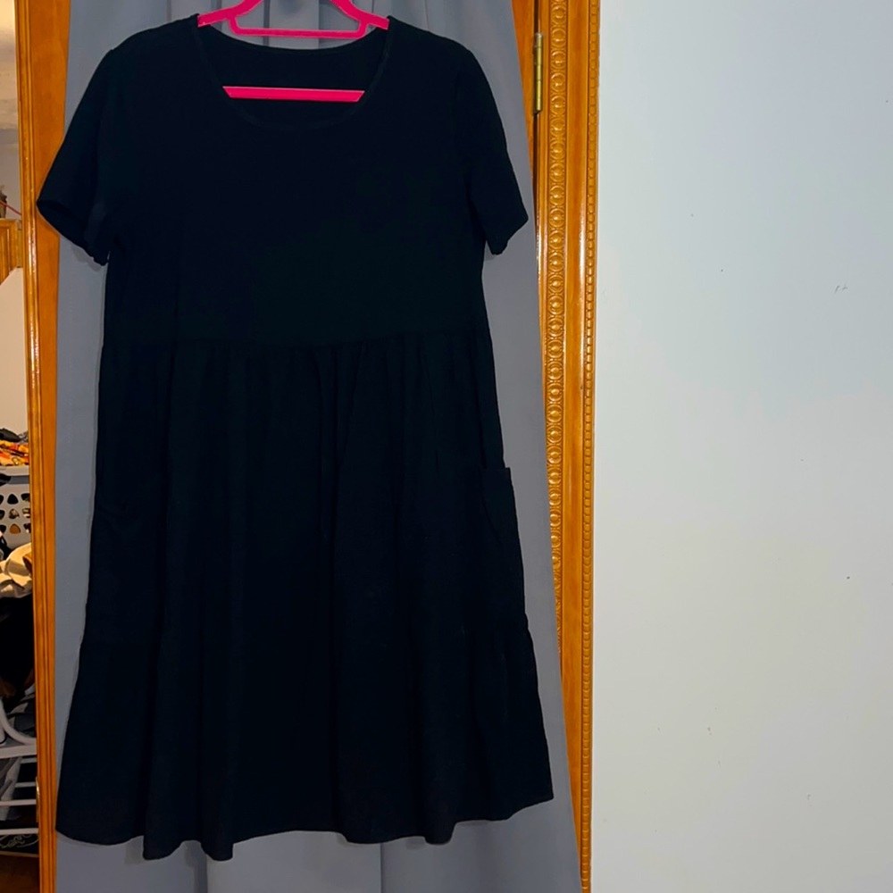 Black Dress with pockets
